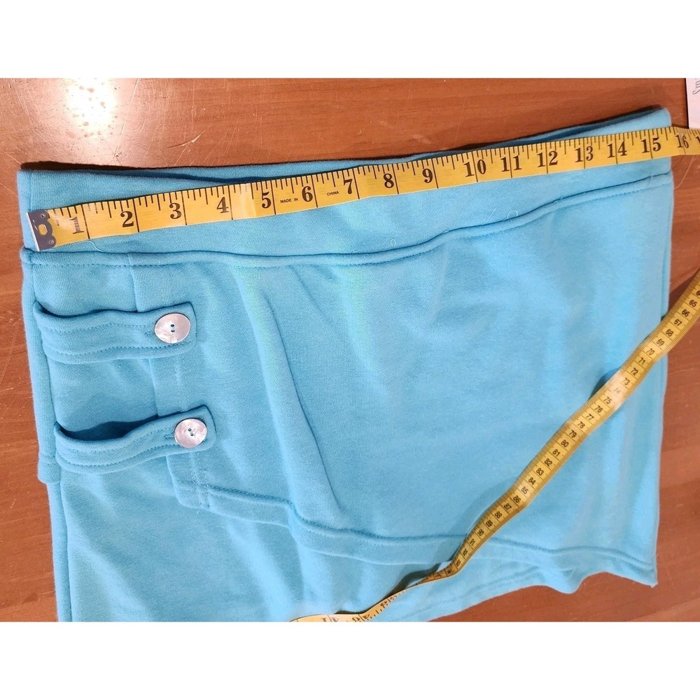 Silverwear Mini Skort Womens Small Light Teal Knit Stretch Outdoor Comfort NEW - Picture 4 of 10
